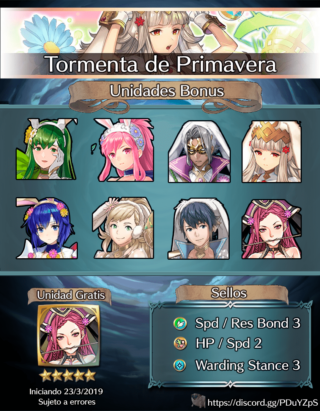 【FEH】（解析情報）3/23～戦渦報酬聖印は速さ魔防の絆、HP速さ、明鏡の構え！！ 明鏡の構えは遠距離防御の代用品として活躍が期待できそうだ