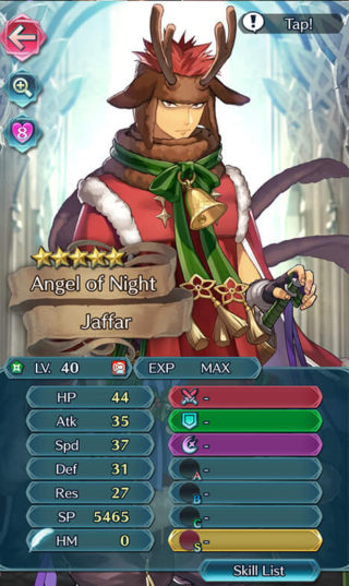 【FEH】クリスマスジャファルは攻撃速さ重視のバランス型緑暗器重装！！ 通常ジャファルと違ってまともな攻撃力あるぞ！！