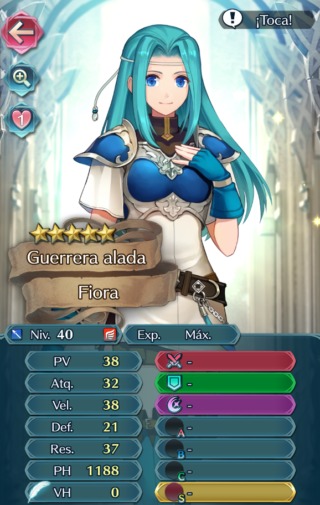 【FEH】フィオーラのステータスは守備を捨てた速さ魔防特化型！！ 新スキルの天馬行空との相性は抜群な配分だ