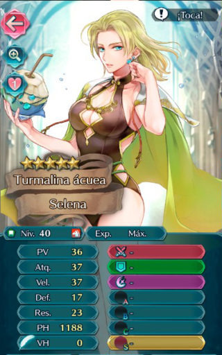 【FEH】水着セライナのステータス配分は攻撃速さ特化の紙耐久型！！ 速さ魔防を下げる神器の性能は賛否両論か