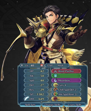 【FEH】総選挙クロードのステータスは攻撃速さ型！！ 耐久は平凡なので受け運用できるか怪しいラインか