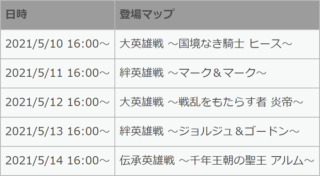 【FEH】5/10～14までリミテッド英雄戦が開催されるぞ！！ 初日の大英雄戦ヒースはテリウス縛りだ！！