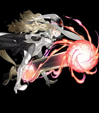【FEH】エイトリの専用武器『魔銃ブロック』は敵の攻魔-6＆絶対追撃＆再移動効果！！ 奥義絵の顔芸にも注目だ