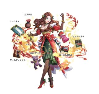 【FEH】クリスマスドロテア＆アネットの奥義絵、それぞれの学級の生徒へのプレゼントが描かれていて芸が細かい！！