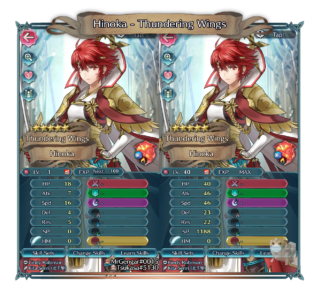【FEH】伝承ヒノカのステータスは攻速型！！ 火力、サポート、所持スキルすべてが一流の性能だ