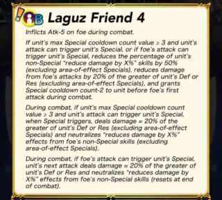 【FEH】不動4スキルの英語版名称は『Laguz Friend 4』。ラグズなかよし……？