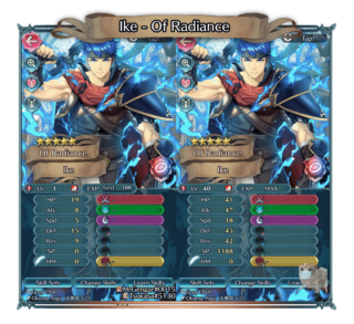 【FEH】紋章士アイクのステータスは速さを捨てたその他バランス型！！ エンゲージ効果はもちろん本人の性能も受けキャラとして最高峰だ